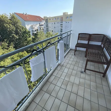公寓 Stylisches Mit Balkon Und Garage 莱比锡