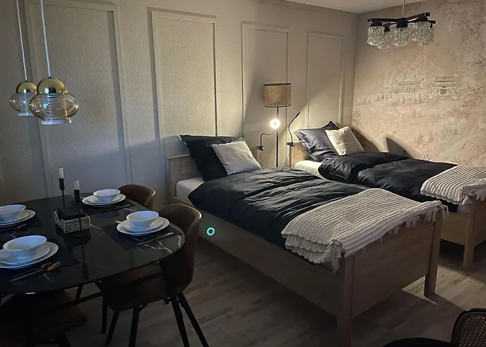 아파트 Stylisches Mit Balkon Und Garage *